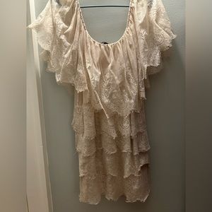 Mango Suit Lace Dress with separate lining